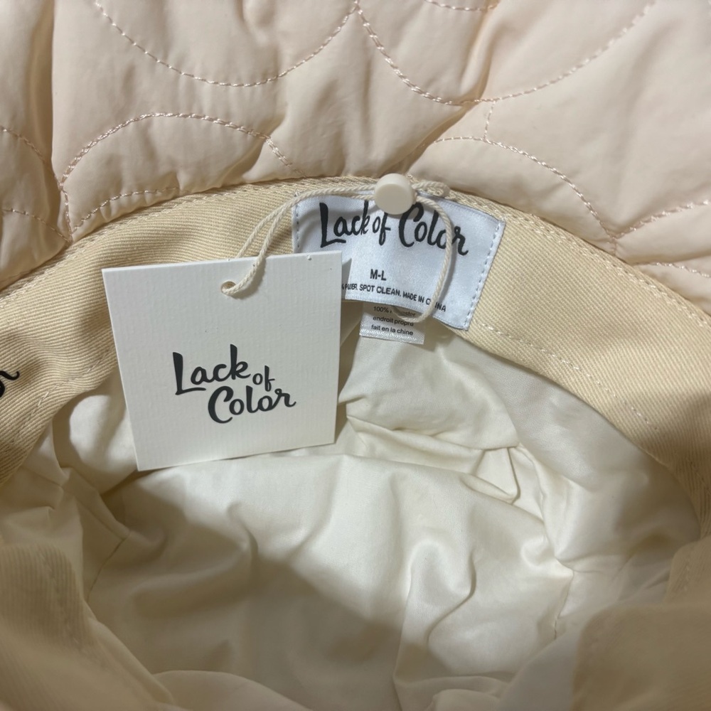 NWT❤️Lack of Color Quilted Bucket Hat-M/L - Picture 2 of 6